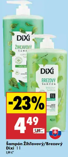 Dixi brezový žihľavový šampón