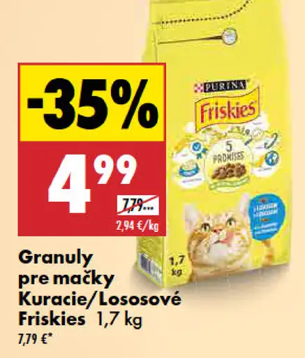 Friskies granuly pre mačky losos