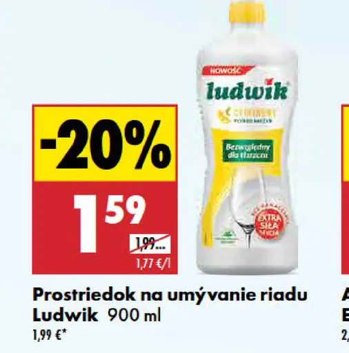 Ludwik Prostriedok na umývanie riadu