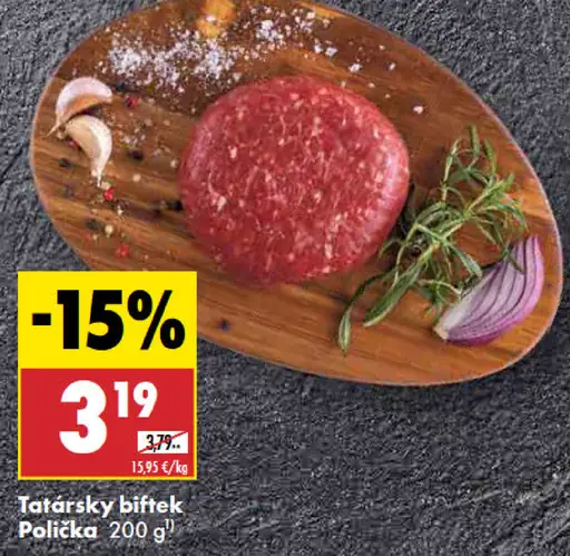 Polička Tatársky biftek