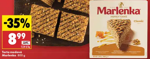 Marlenka medová torta classic