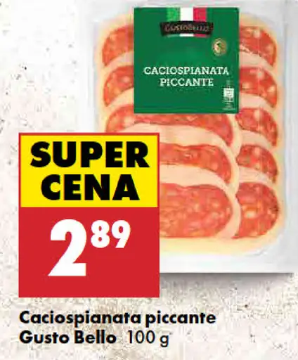 Saláma Caciospianata piccante Gusto Bello