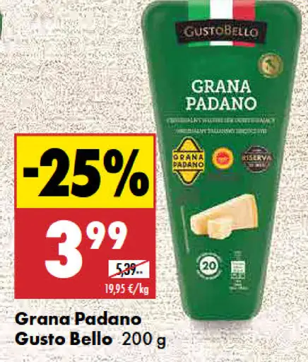 Gusto Bello Grana Padano