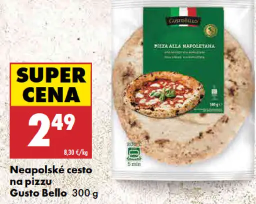 Gusto Bello Neapolské cesto na pizzu