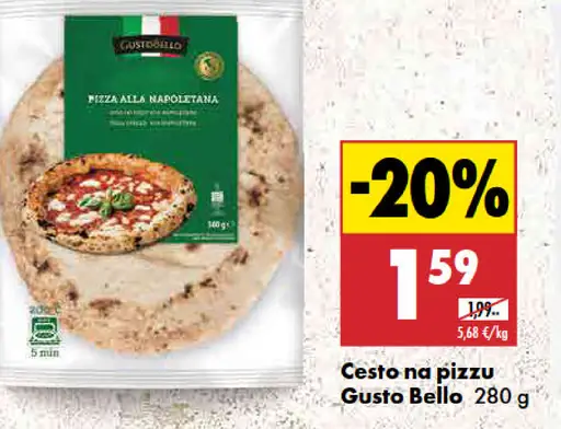 Gusto Bello Cesto na pizzu