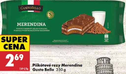 Gusto Bello Piškótové rezy Merendina