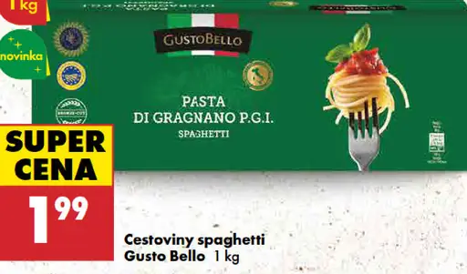 Gusto Bello cestoviny spaghetti