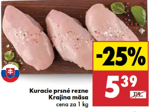 Kuracie prsné rezne