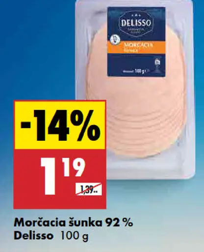 Delisso Morčacia šunka 92 %