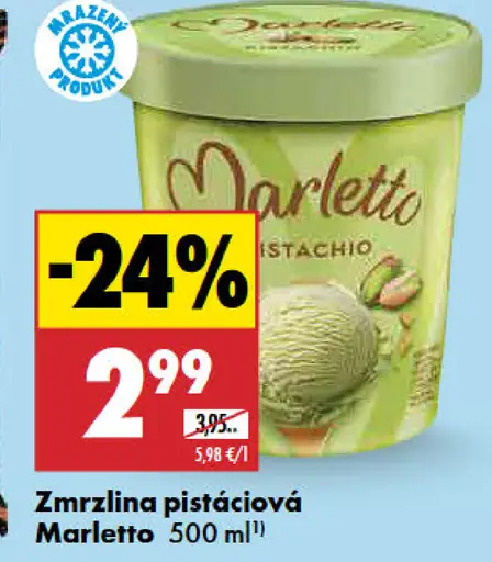 Marletto Zmrzlina pistáciová