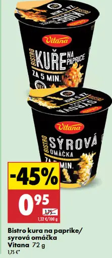 Vitana Bistro kurča na paprike omáčka