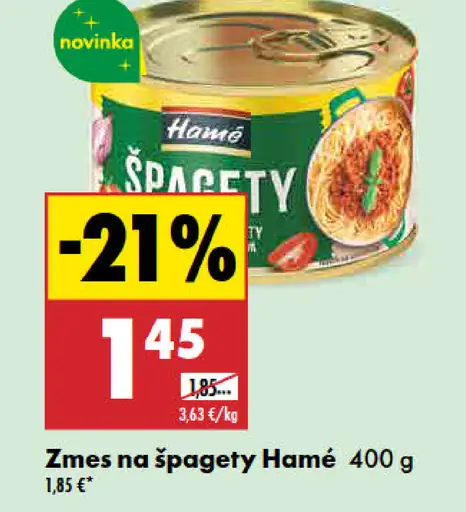 Hamé Zmes na špagety