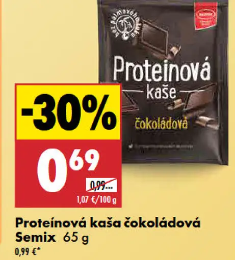 Semix Proteínová kaša čokoládová