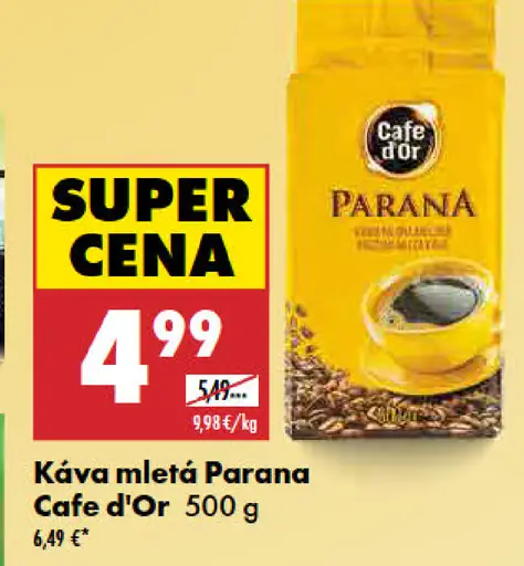 Cafe d'Or Káva mletá Parana