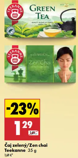 Teekanne zelený čaj Green Tea