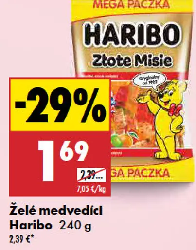 Haribo želé medvedíci