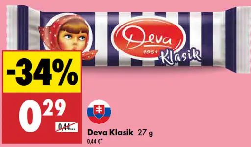 Deva Klasik tyčinka