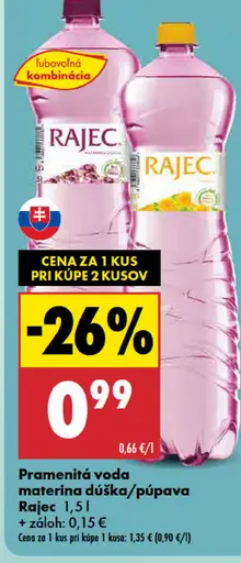 Rajec Pramenitá voda materina dúška