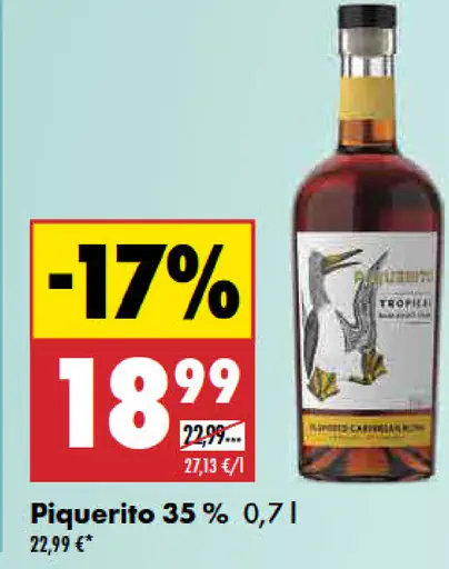 Rum Piquerito 35 %