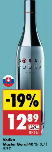 Goral Master vodka 40%
