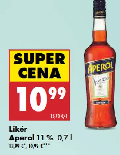 Aperol aperitív 11 %