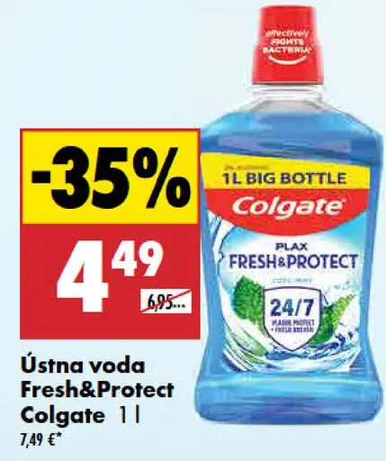 Colgate ústna voda Fresh&Protect