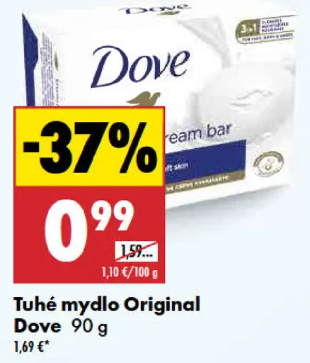 Dove Tuhé mydlo original