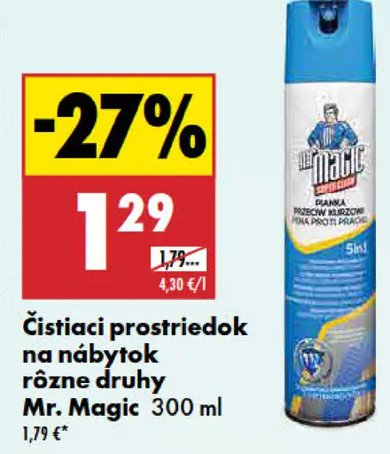 Mr. Magic čistič na nábytok
