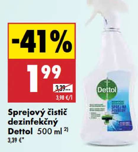 Dettol Sprejový čistič dezinfekčný