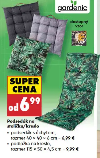 Gardenic podložka na kreslo