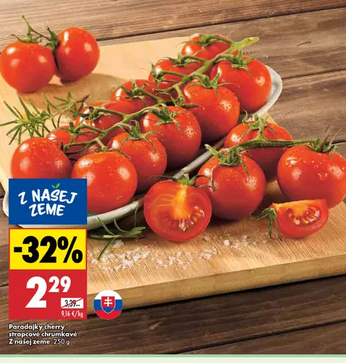 Z našej zeme Paradajky cherry chrumkavé