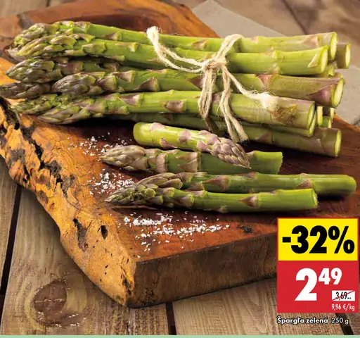 Špargľa zelená