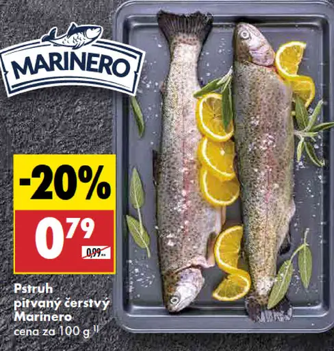 Marinero Pstruh pitvaný čerstvý