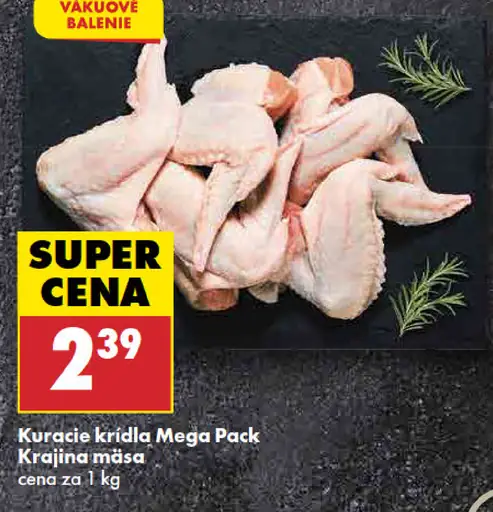 Kuracie krídla Mega Pack Krajina mäsa