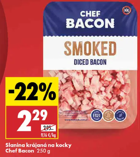 Chef Bacon Slanina krájaná na kocky