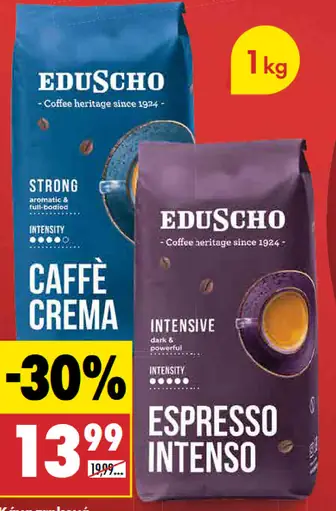 Eduscho Caffè Crema zrnková káva