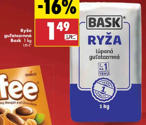 Bask Ryža lúpaná guľatozrnná