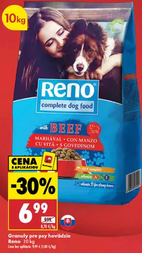 Reno Granuly pre psy hovädzie