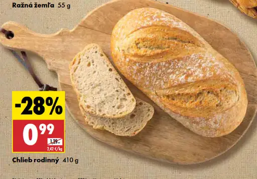 Rodinný kváskový chlieb