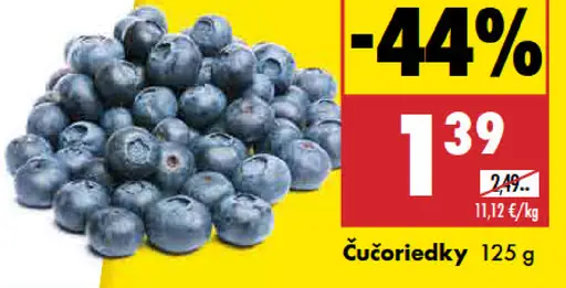 Čučoriedky čerstvé