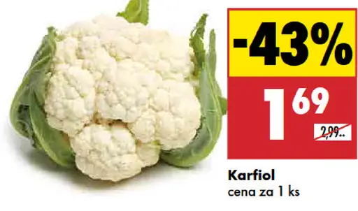 Karfiol čerstvý kusový