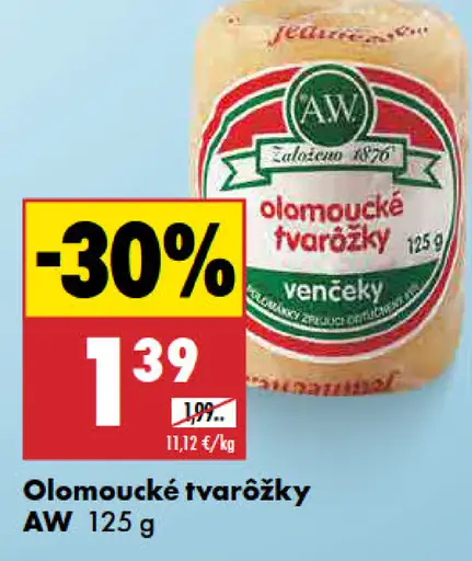 AW Olomoucké tvarôžky venčeky