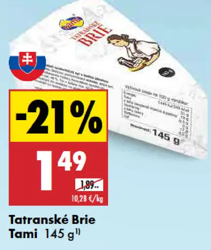 Tami Tatranské Brie syr