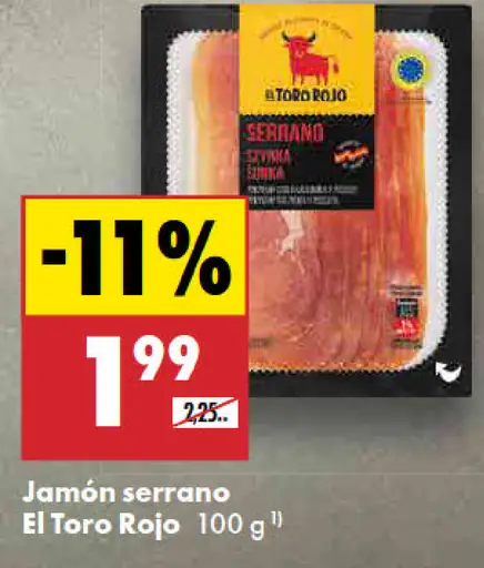 El Toro Rojo Jamón serrano