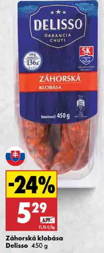 Delisso Záhorská klobása