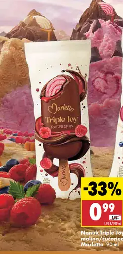Marletto Triple Joy nanuk malina/čučoriedka/karamel