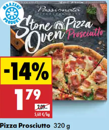 Passioni Stone Oven pizza Prosciutto