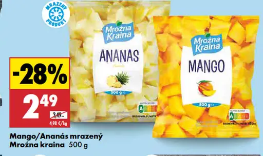 Mango mrazené Mroźna kraina
