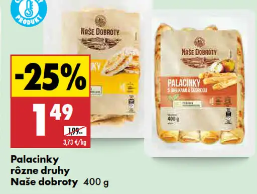Naše dobroty Palacinky