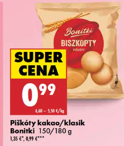 Bonitki Piškóty kakao/klasik